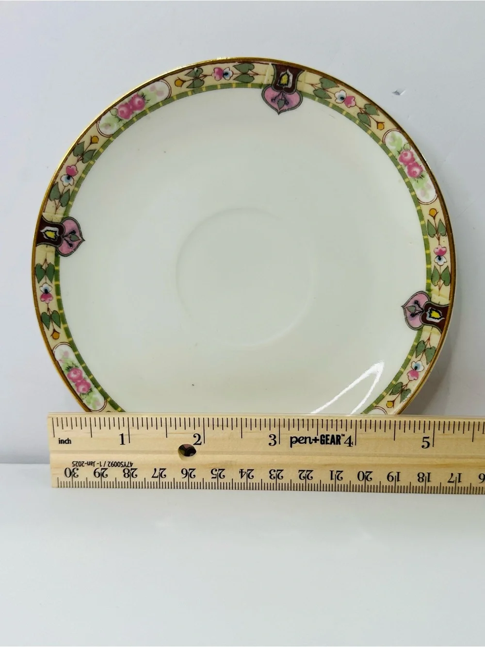 Noritake porcelain saucer